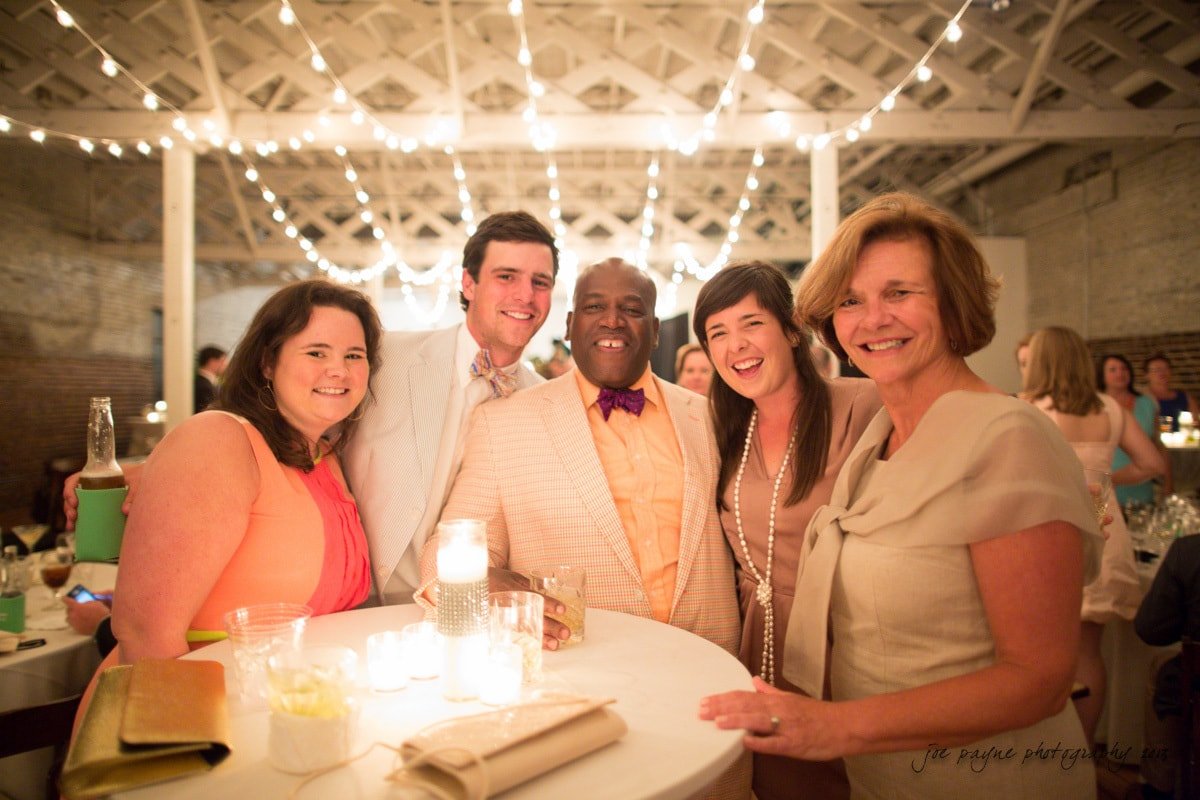 raleigh wedding guests at stockroom