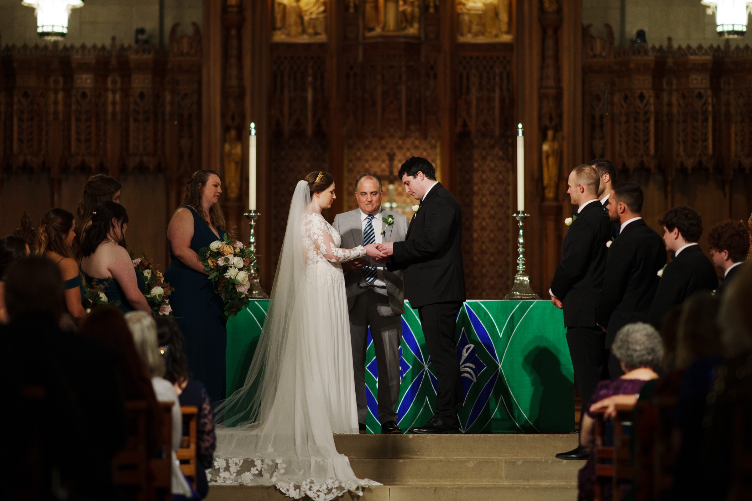 duke chapel wedding - allison & nick